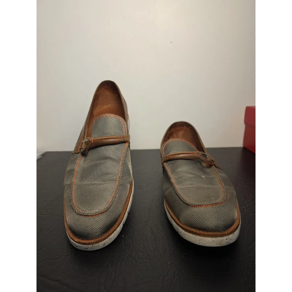 Donald Pliner Evann-K M140 Casual Sport Breathable Loafer Slip On 14M Khaki King